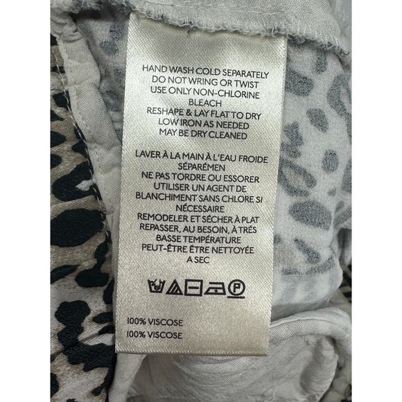 Maeve by Anthropologie Women's Leopard Print Wide Leg Pants - Size XSP (25x27.5) - Picture 5 of 5